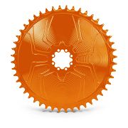 Alugear  Narrow-Wide 54T Zębatka  Okrągła dla Sram 8-śrub Road/gravel pomarańczowa