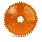 Alugear  Narrow-Wide 54T Zębatka  Okrągła dla Sram 8-śrub Road/gravel pomarańczowa