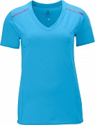 Salomon Park Tee BLUE Koszulka do biegania damska 