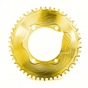 Alugear Narrow-Wide 54T Zębatka  Okrągła dla Shimano r8000/9100 110 BCD 4-śruby złota 