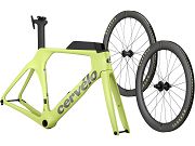 Cervelo P Series 2025 MODULE Paris Green Frameset triathlonowy z kołami