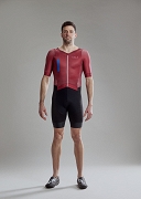Olimpius podiumAERO V2 MONO 2024 Burgundy strój triathlonowy męski