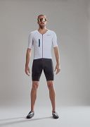 Olimpius comfortAERO Jersey UNISEX MONO WHITE koszulka triathlonowa