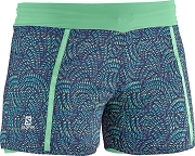 Salomon Park Short Green spodenki do biegania damskie