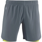 Salomon Endurance Twinskin Grey - spodenki  męskie do biegania 2in1